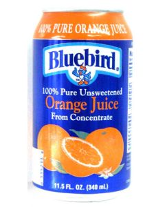 BLUEBIRD ORANGE JUICE 11OZ