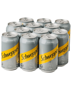 SCHWEPPS CLUB SODA CANS